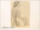 Study Drawing Nude Woman Model Laigneau Villeneuve Dumas 20th