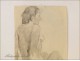 Study Drawing Nude Woman Model Laigneau Villeneuve Dumas 20th