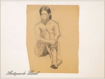 Naked Women Drawing Studies Colarossi 20th