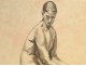 Naked Woman Drawings Study Model Laigneau Villeneuve Wallpaper Dumas