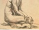 Naked Woman Drawings Study Model Laigneau Villeneuve Wallpaper Dumas