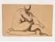 Naked Woman Drawings Study Model Laigneau Villeneuve Wallpaper Dumas