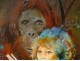 HST and Female Gorilla by Alika Lindbergh Monique Watteau twentieth