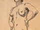 Naked Woman Drawings Study Model Laigneau Villeneuve Wallpaper Dumas