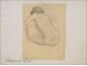 Naked Woman Drawings Study Colarossi 20th