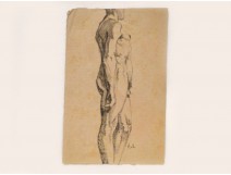 Naked Woman Drawings Study Model Laigneau Villeneuve Wallpaper Dumas