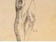 Naked Woman Drawings Study Model Laigneau Villeneuve Wallpaper Dumas