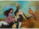 HST horses and Female Centaur by Alika Lindbergh Monique Watteau twentieth