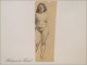 Naked Woman Drawings Study Colarossi 20th