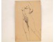 Naked Woman Drawings Study Model Laigneau Villeneuve Wallpaper Dumas