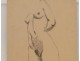 Naked Woman Drawings Study Model Laigneau Villeneuve Wallpaper Dumas