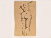 Naked Woman Drawings Study Model Laigneau Villeneuve Wallpaper Dumas