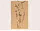 Naked Woman Drawings Study Model Laigneau Villeneuve Wallpaper Dumas
