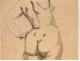 Naked Woman Drawings Study Model Laigneau Villeneuve Wallpaper Dumas