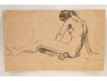 Naked Woman Drawings Study Model Laigneau Villeneuve Wallpaper Dumas