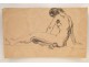 Naked Woman Drawings Study Model Laigneau Villeneuve Wallpaper Dumas
