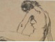 Naked Woman Drawings Study Model Laigneau Villeneuve Wallpaper Dumas