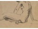 Naked Woman Drawings Study Model Laigneau Villeneuve Wallpaper Dumas