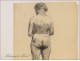 Naked Woman Drawings Study Colarossi 20th