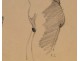 Naked Woman Drawings Study Model Laigneau Villeneuve Wallpaper Dumas