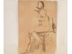 Naked Woman Drawings Study Model Laigneau Villeneuve Wallpaper Dumas