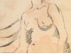 Naked Woman Drawings Study Model Laigneau Villeneuve Wallpaper Dumas