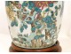 Chinese porcelain vase, decorated with a bird and chrysanthemums, late nineteenth