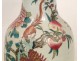 Chinese porcelain vase, decorated with a bird and chrysanthemums, late nineteenth