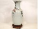 Chinese porcelain vase, decorated with a bird and chrysanthemums, late nineteenth