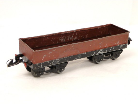 Wagon VB Maquette HO 1/87 – Plat à Essieux Cage Pinder + Zèbre – 2 Rails – Occasion