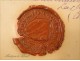 Wax Seal Stamp Coat of Arms Chateau Bethune Dear 19th