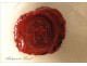 Wax Seal Stamp Coat of Arms Family Duchon 19th