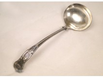 Ladle Silver Plated Sheffield England English 20th Palmette Shell