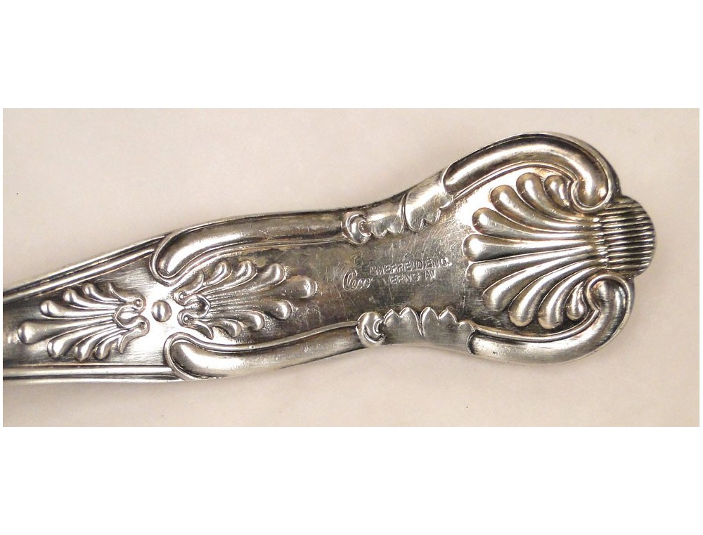 Louche à soupe argent antique - France