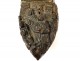 Spice Rack in tagua carved decor of Jesus Christ and his apostles, XIX