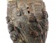 Spice Rack in tagua carved decor of Jesus Christ and his apostles, XIX