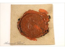 Wax Seal Stamp President Assizes Ile et Vilaine