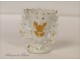 Flower Vase Porcelain Gilding NAPIII Paris 19th