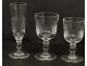Service of crystal glasses Saint-Louis, nineteenth