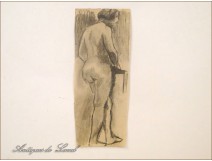 Naked Women Drawings Study Colarossi 20th