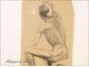 Naked Women Drawings Study Colarossi 20th