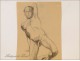 Naked Men Drawings Study Colarossi 20th