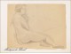 Naked Women Drawings Study Colarossi 20th