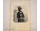 Portrait engraving Lazare Carnot Battle Wattingnies 19th