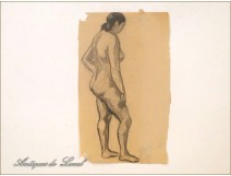 Naked Women Drawings Study Colarossi 20th