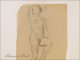 Naked Women Drawings Study Colarossi 20th