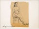 Naked Women Drawings Study Colarossi 20th