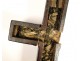 Crucifix Cross reliquary carved, decorated with Christ and the Virgin Mary, eighteenth