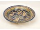 Dish or bowl or glazed earthenware, Morocco Maghreb twentieth