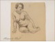 Naked Women Drawings Study Colarossi 20th